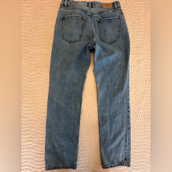 Stradivarius Blue Straight Leg Jeans - Picture 4 of 7
